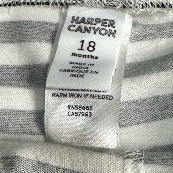 Harper Canyon Striped Leggings Size 18 Months - Picture 4 of 4